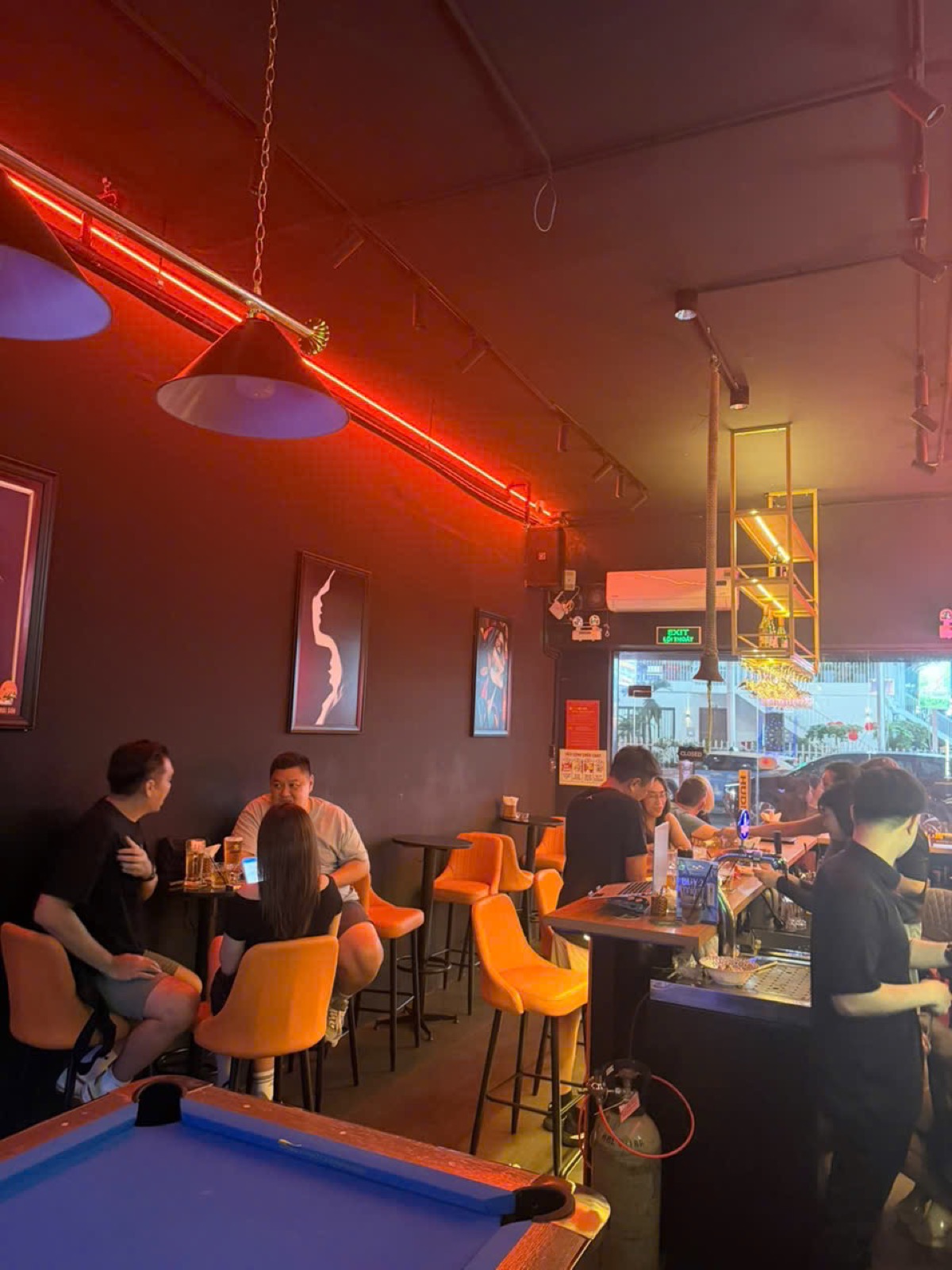 Birthday party at The Huddle Sports Bar, District 1
